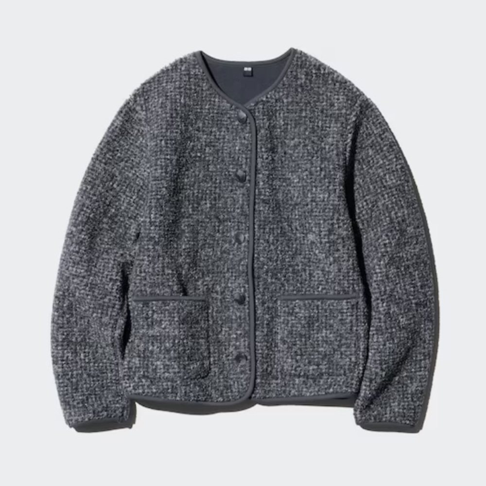 Uniqlo fleece cardigan